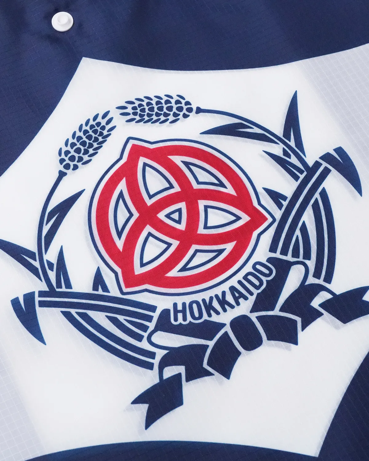 ナイロンリップストップレジ型エコバッグ_フラップ折りたたみ_印刷